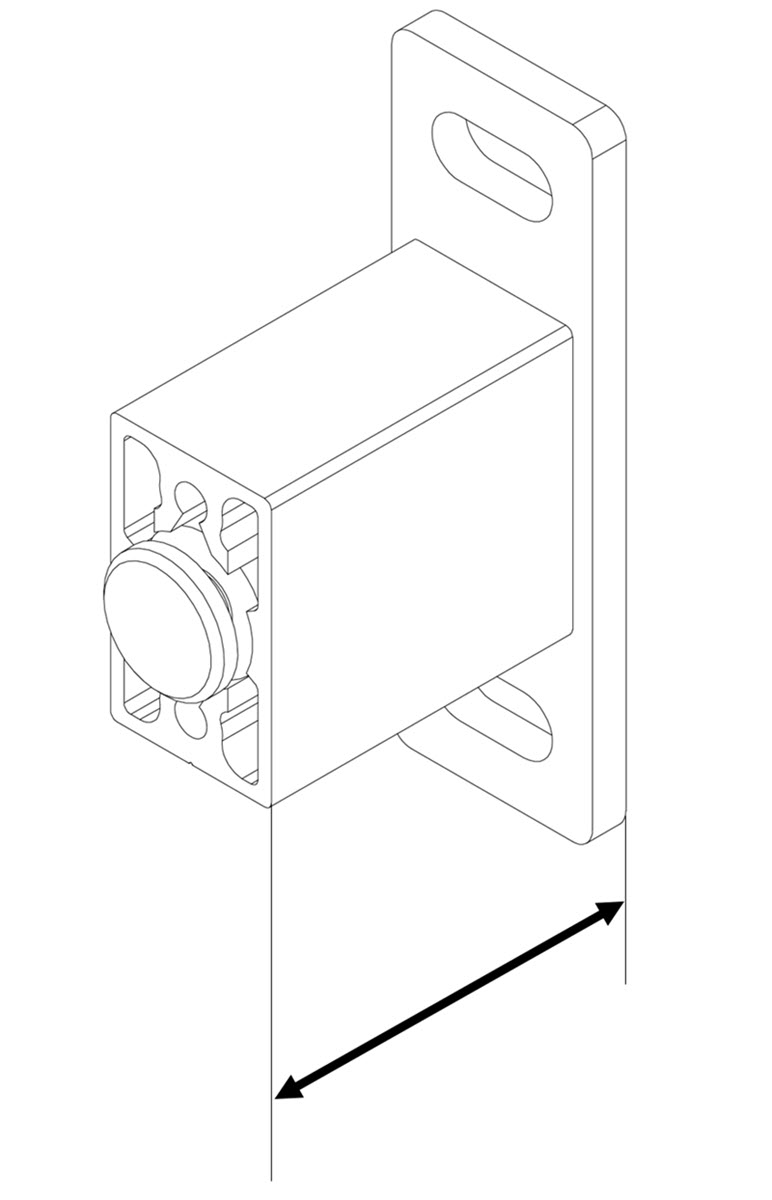 ZIP Screen 110 Slim Solar - nisjemontering sideskinne
